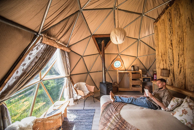Suite dome at EcoCamp