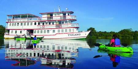 amazon cruise on the Tucano