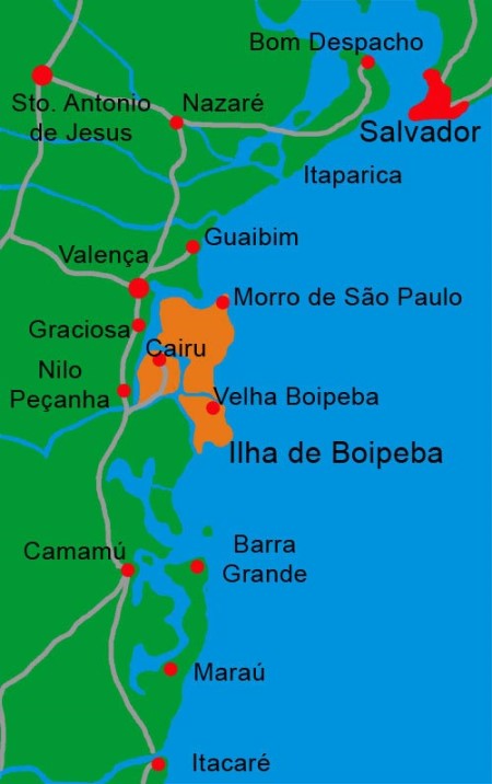 Bahia map
