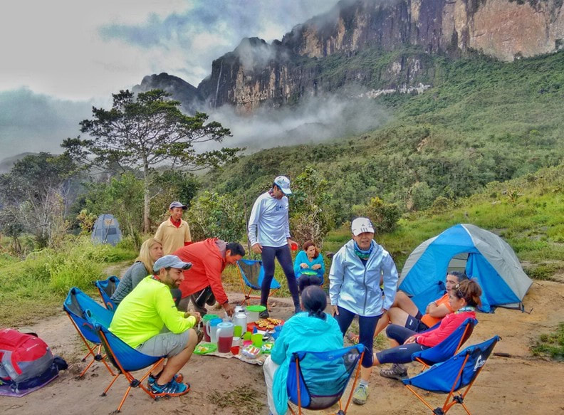 camping on Mt. Roraima trek