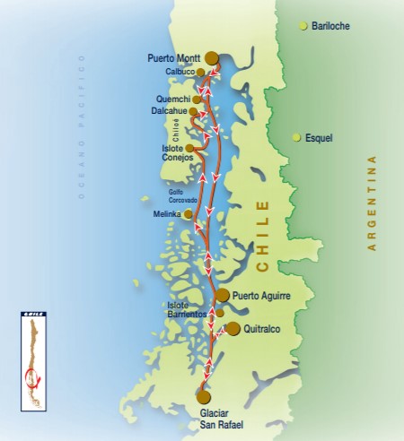route of skorpios II