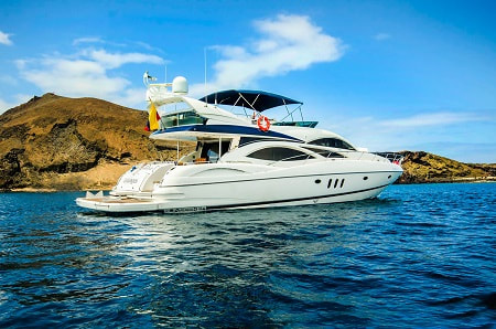 Galapagos day tour boat