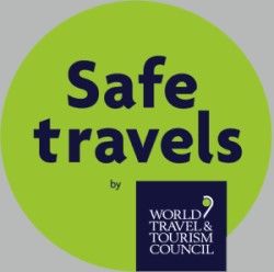 Safe Travels certified by the WTTC